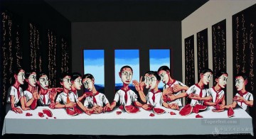 Fantasía Painting - Última Cena Fang Lijun Fantasía